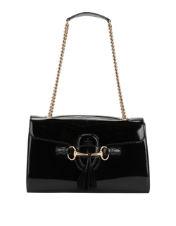 Medium Emily, Patent, Black, 295402, DB, 2*